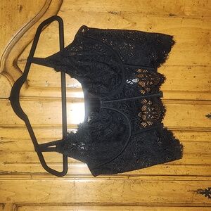 Anthropologie The Giselle Lace Bustier Black 2x Nwot